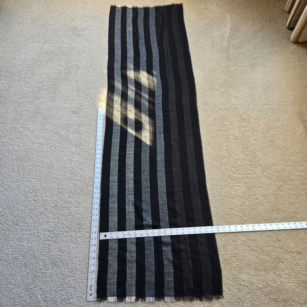 NWT Saks Silk Wool Cashmere Linen Scarf